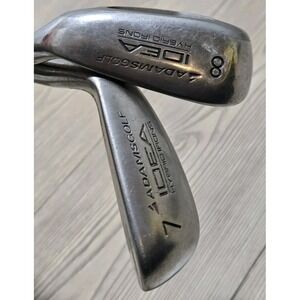 Adams Golf IDEA Lite Flex A30S 7 & 8 Hybrid Irons Grafalloy 65g Graphite RH